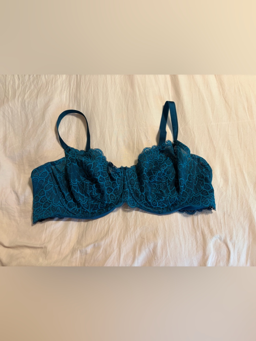 torrid Teal Lace Underwire Bra
